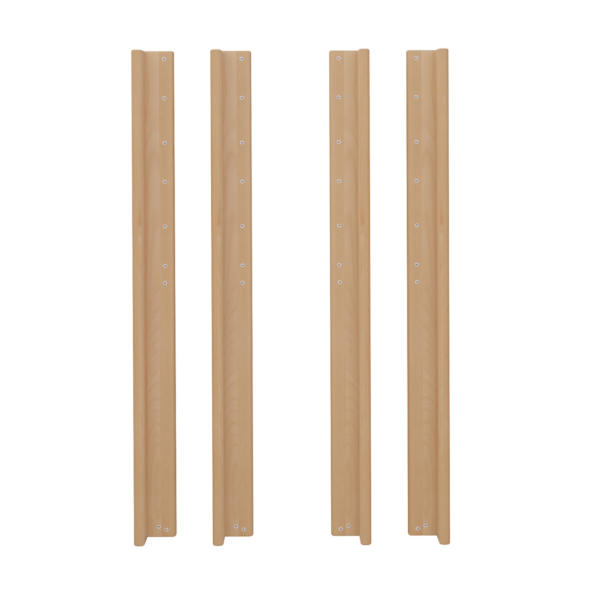 4 poteaux d'angle 125cm DELUXE De Breuyn huilé naturel