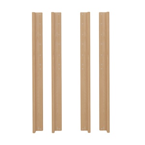4 poteaux d'angle 125cm DELUXE De Breuyn huilé naturel
