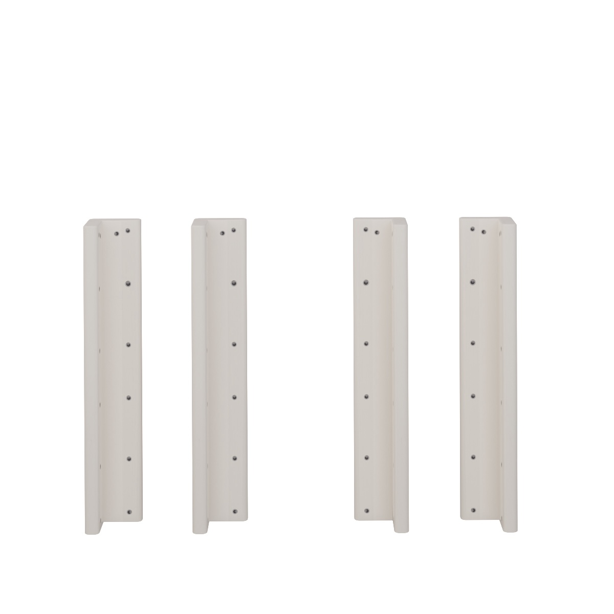 4 poteaux d'angle 57cm DELUXE De Breuyn blanc
