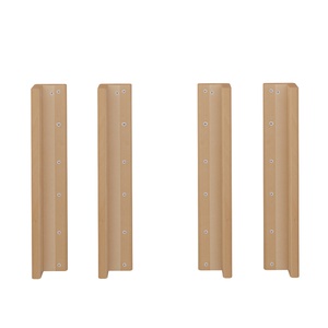 4 poteaux d'angle 57cm DELUXE De Breuyn huilé naturel