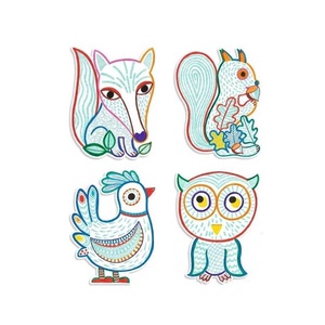 Animaux de la forêt à révéler Djeco