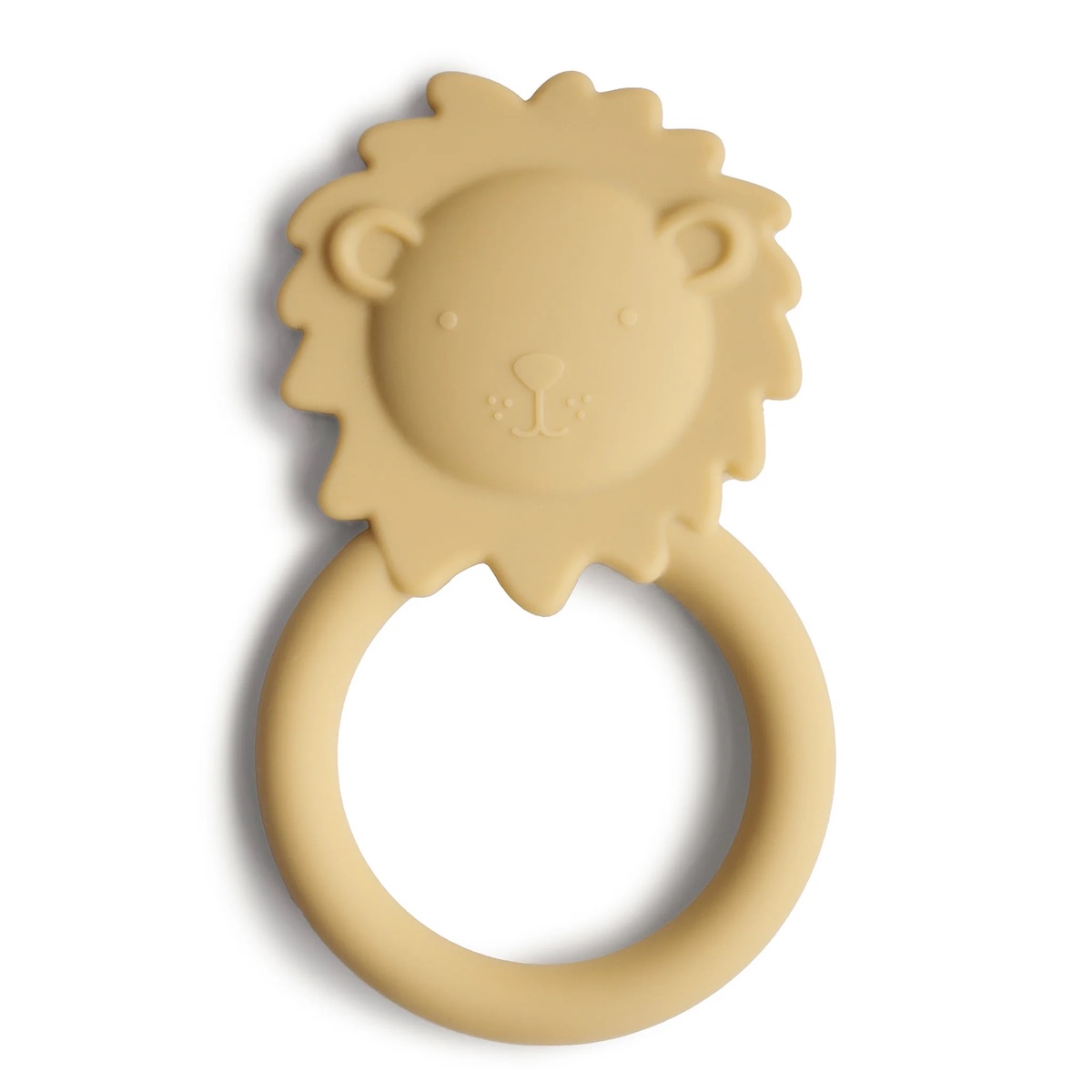 Anneau de dentition LION Mushie Soft Yellow