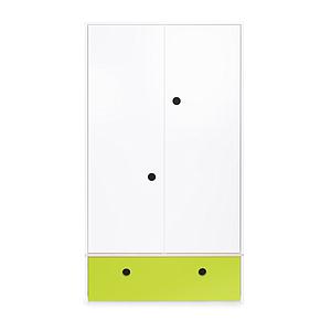 Armoire 2 portes COLORFLEX façade tiroir lime 