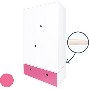 Armoire 2 portes COLORFLEX façade tiroir pink 
