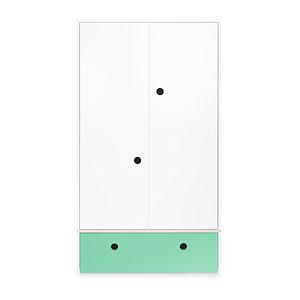 Armoire 2 portes COLORFLEX façade tiroir sea foam 