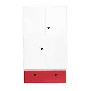 Armoire 2 portes COLORFLEX façade tiroir true red 