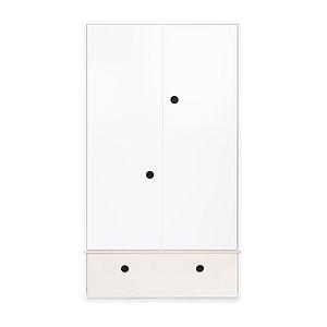 Armoire 2 portes COLORFLEX façade tiroir white wash