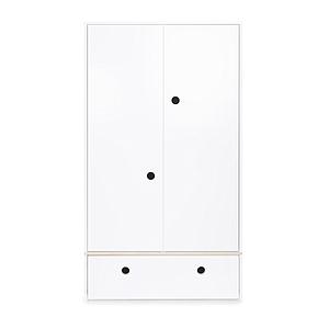 Armoire 2 portes COLORFLEX façade tiroir white 