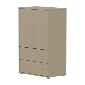 Armoire 2 portes et 2 tiroirs SAGA Flexa oat oak light grey