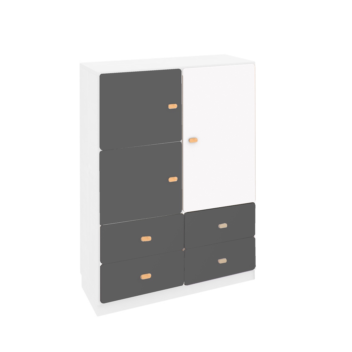Armoire 93x113cm DESTYLE de Breuyn blanc white anthracite