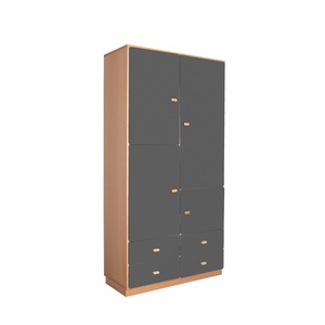 Armoire 93x184cm DESTYLE de Breuyn naturel anthracite