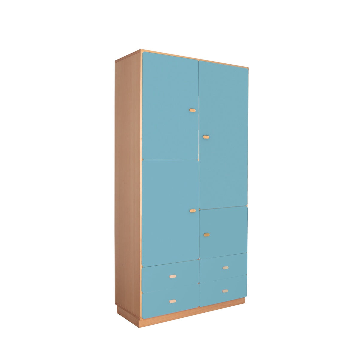 Armoire 93x184cm DESTYLE de Breuyn naturel blue