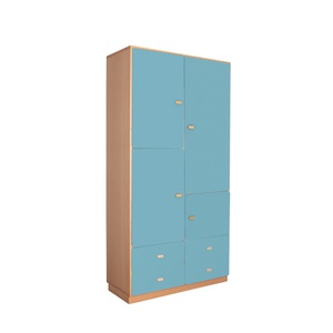 Armoire 93x184cm DESTYLE de Breuyn naturel blue