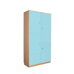 Armoire 93x184cm DESTYLE de Breuyn naturel crystal blue