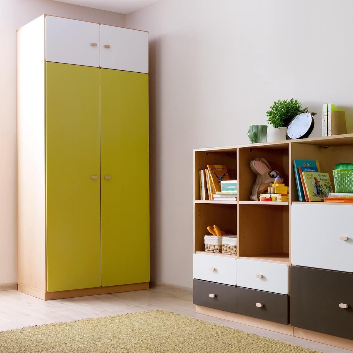Armoire 93x184cm DESTYLE de Breuyn naturel dark blue