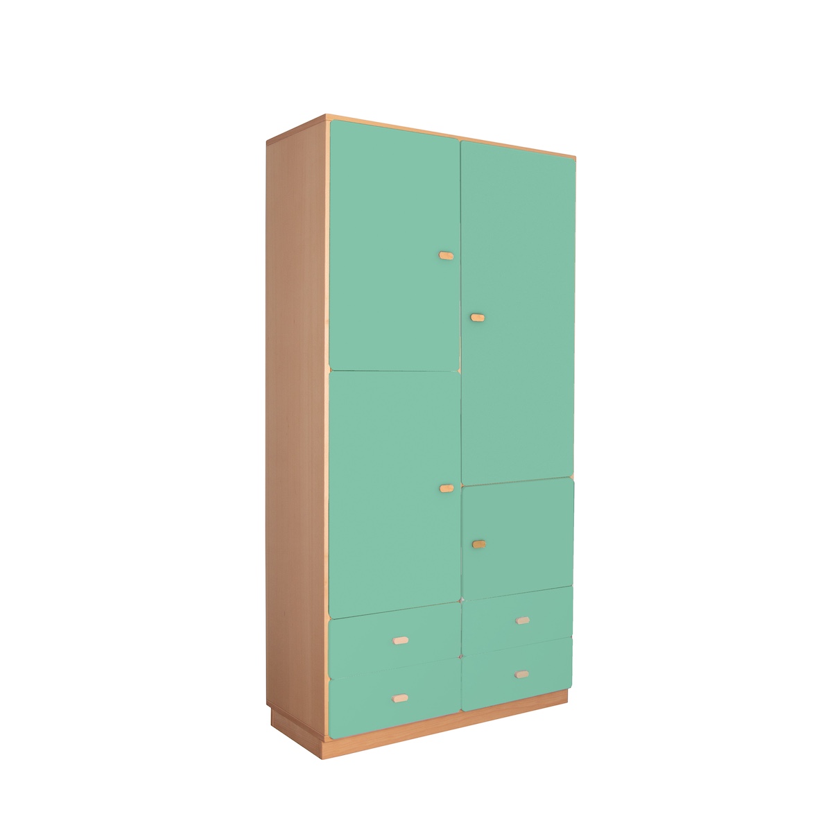 Armoire 93x184cm DESTYLE de Breuyn naturel green