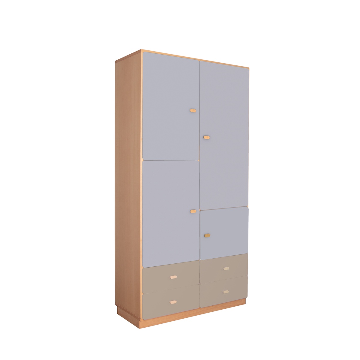 Armoire 93x184cm DESTYLE de Breuyn naturel grey light grey
