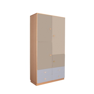 Armoire 93x184cm DESTYLE de Breuyn naturel light grey grey