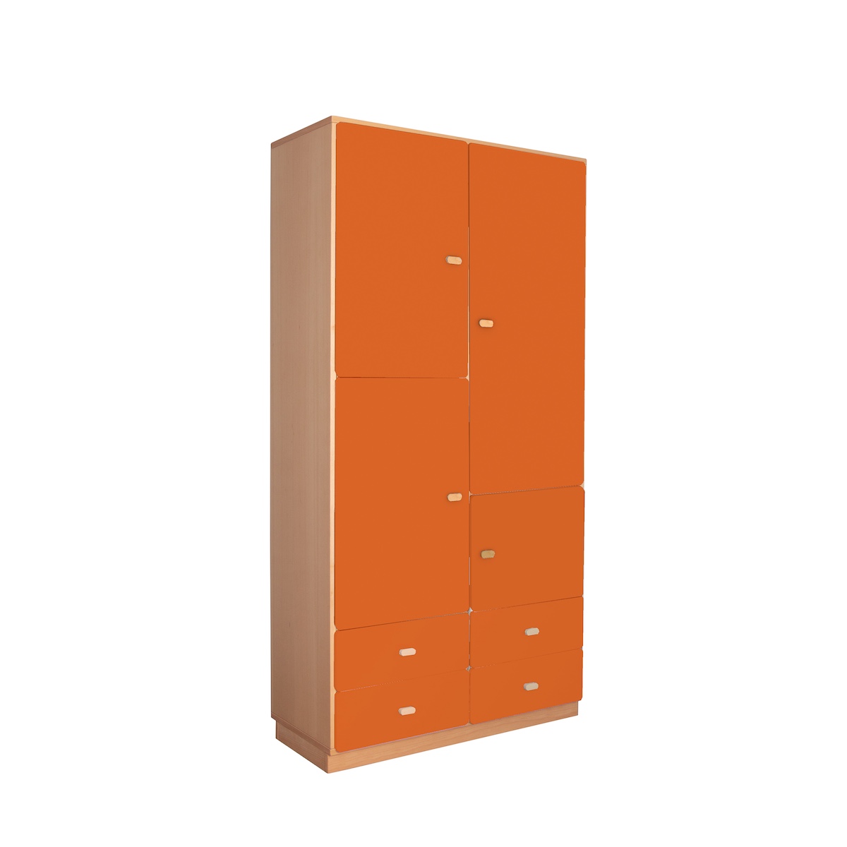 Armoire 93x184cm DESTYLE de Breuyn naturel orange