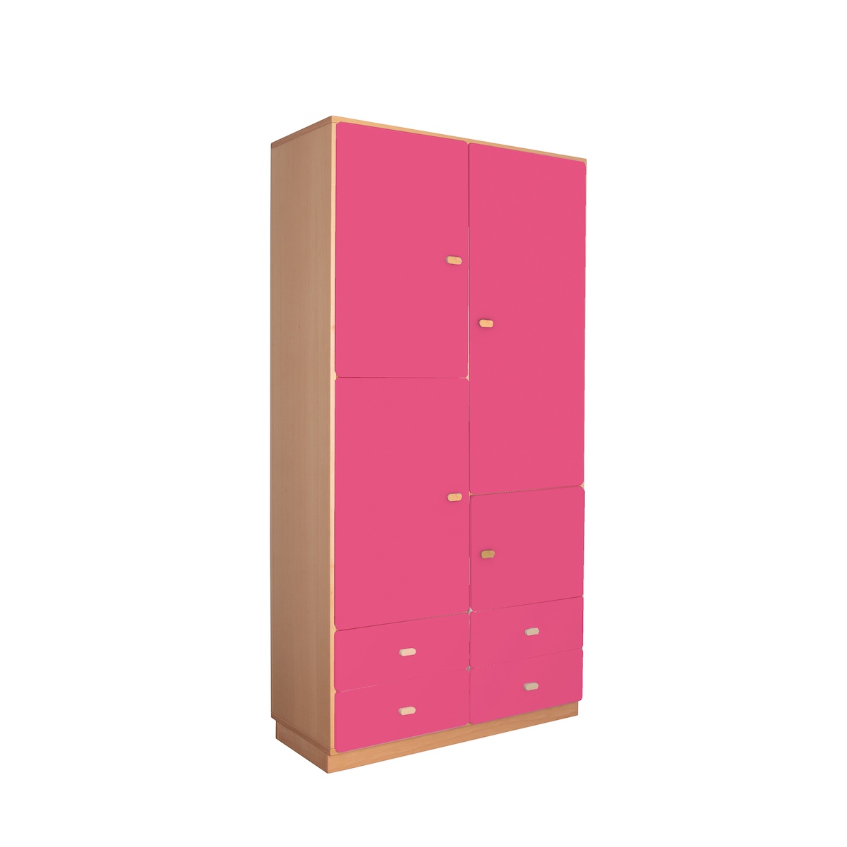 Armoire 93x184cm DESTYLE de Breuyn naturel pink