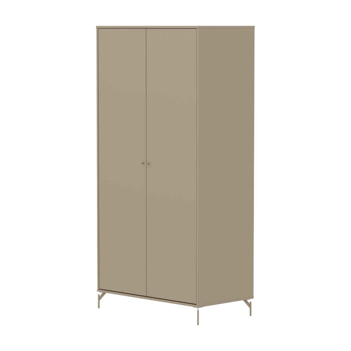 Armoire enfant 2 portes avec pied SAGA FLEXA oat