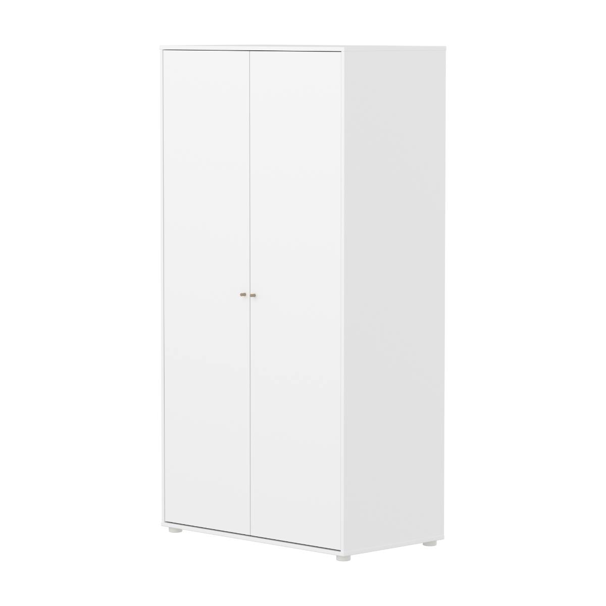 Armoire enfant 2 portes SAGA FLEXA blanc oat