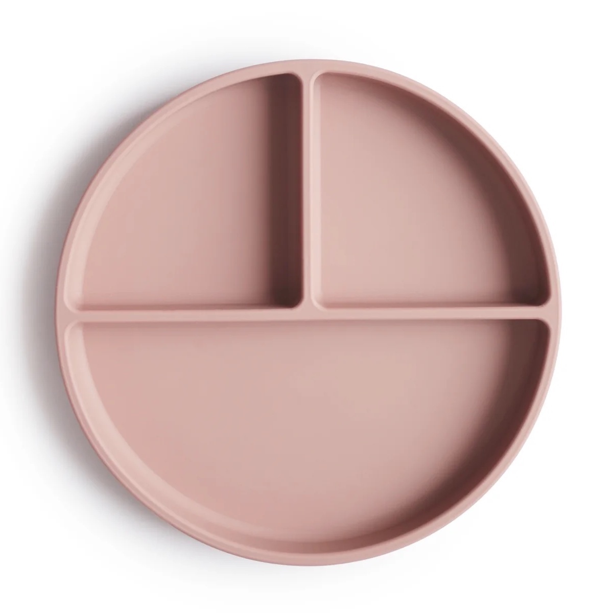 Assiette silicone Mushie Blush