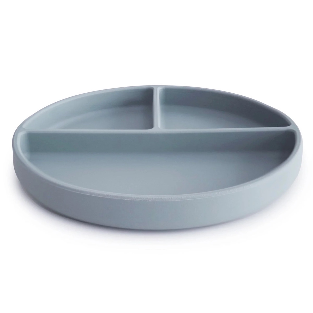 Assiette silicone Mushie Powder blue