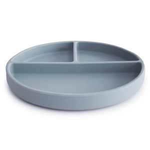 Assiette silicone Mushie Powder blue
