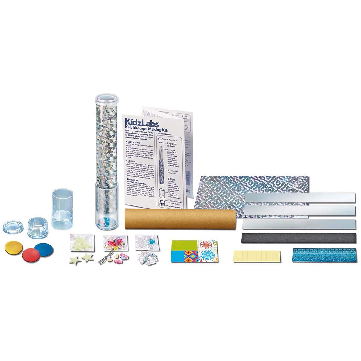 Atelier KIDZ LABS KALEIDOSCOPE MAKING KIT 4M