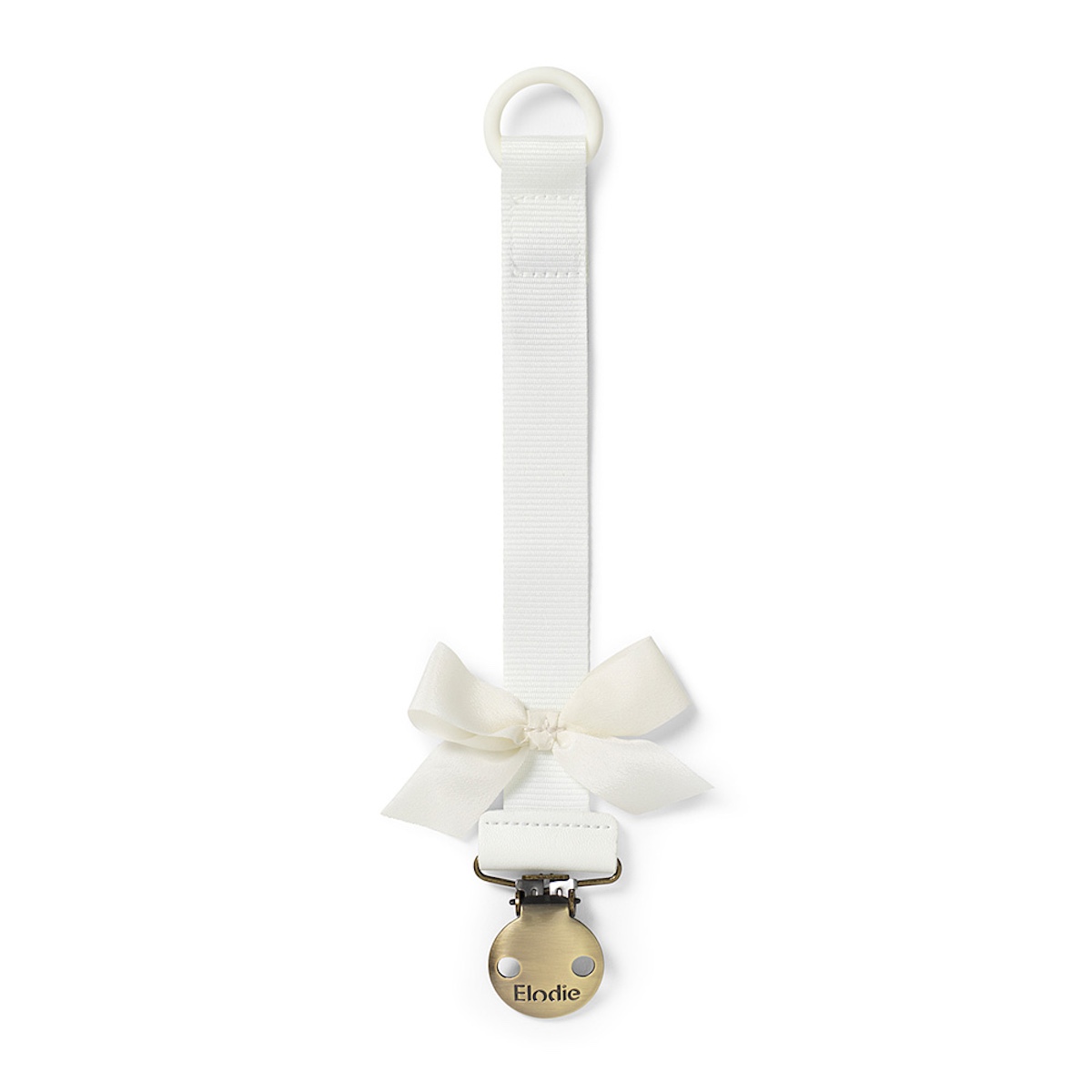 Attache tétine Elodie Vanilla White