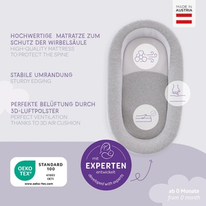 Babynest Home Air 65cm Traumeland grey melange