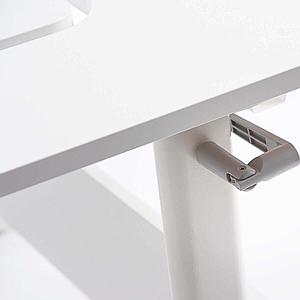 Bureau évolutif inclinable left up MOBY Flexa blanc
