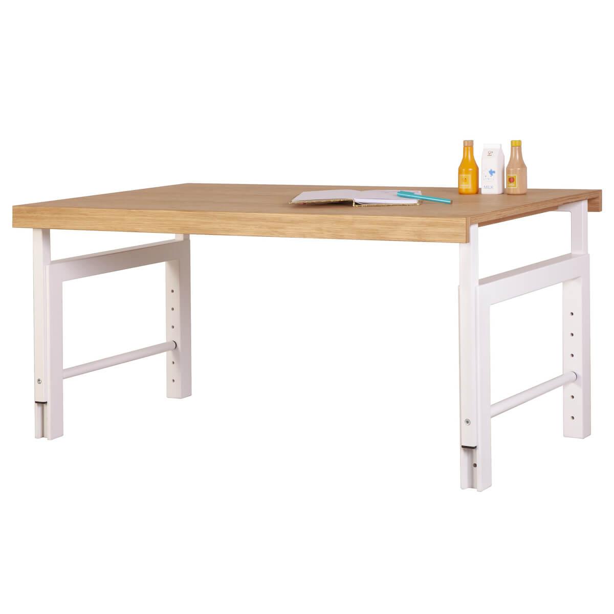 Bureau ZIGGY de Breuyn hêtre massif finition blanc-chêne