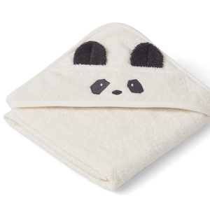 Cape de bain ALBERT PANDA Liewood creme de la creme
