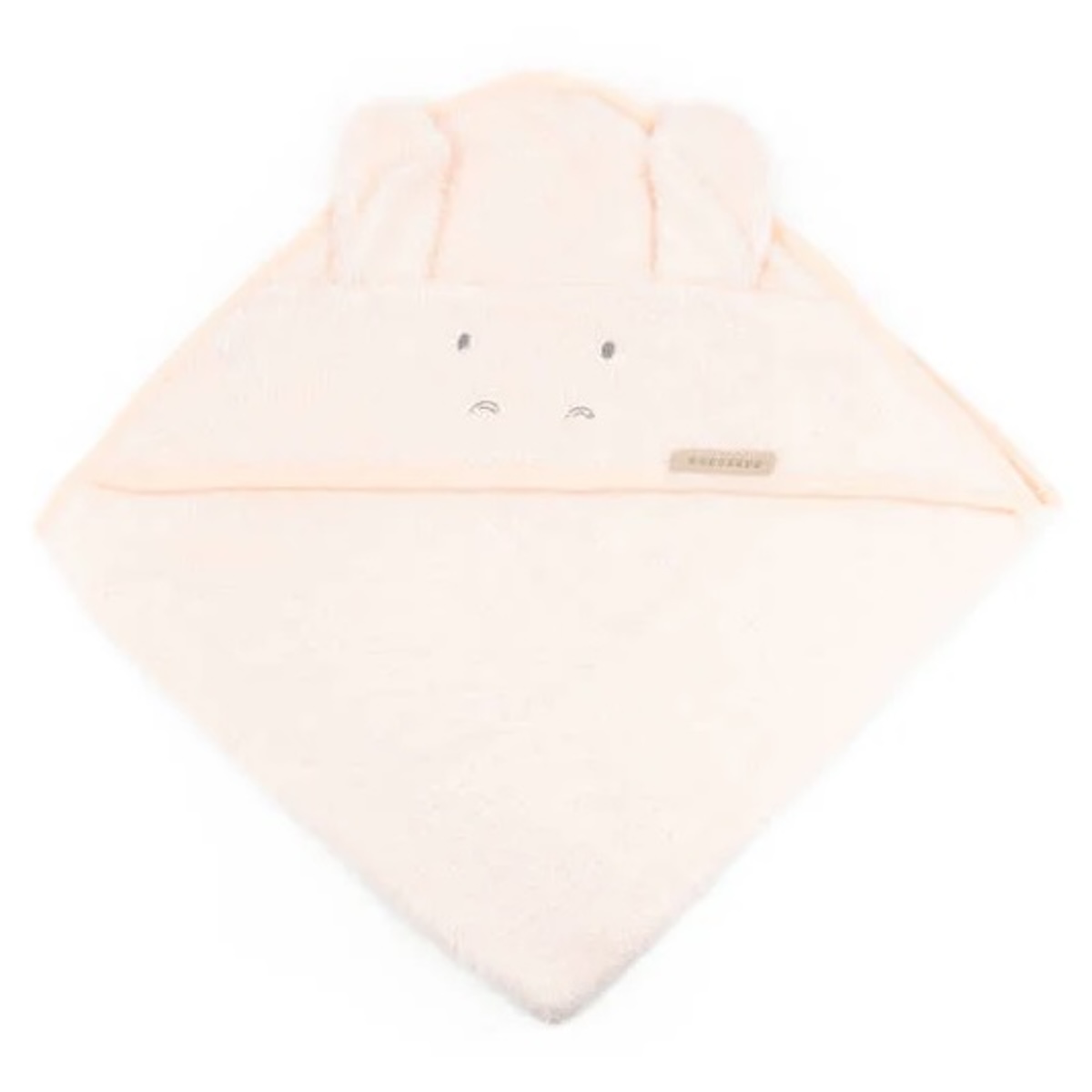 Cape de bain HIPPO XL 100x100cm Bamboom water peach
