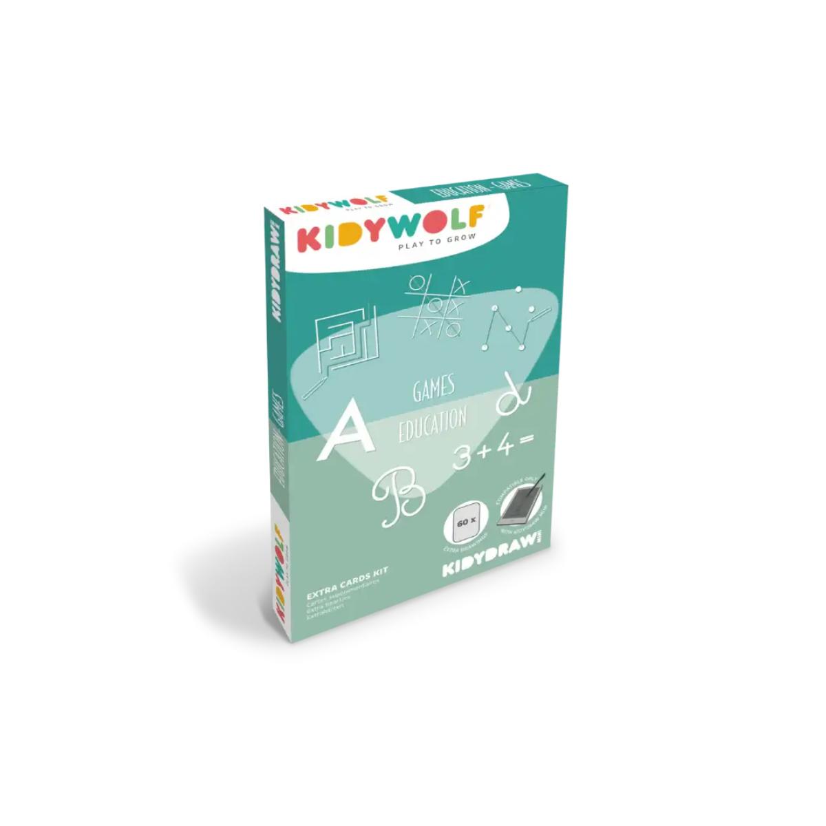 Cartes supplémentaires REFIL KIDYDRAW-MINI Kidywolf jeux et éducation