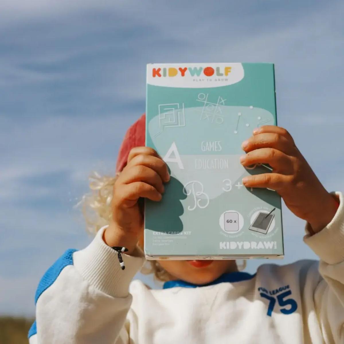 Cartes supplémentaires REFIL KIDYDRAW-MINI Kidywolf jeux et éducation