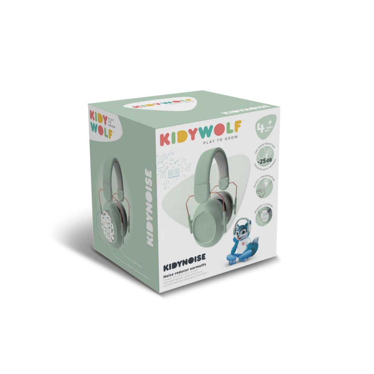 Casque anti bruit KIDYNOISE Kidywolf Green