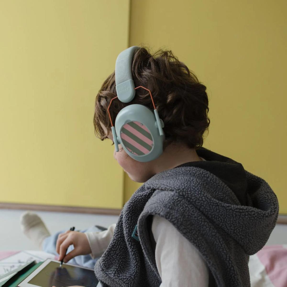 Casque anti bruit KIDYNOISE Kidywolf Green