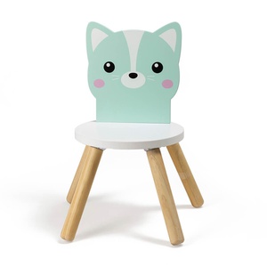 Chaise enfant en bois en forme de chaton KIRUMY Eurekakids