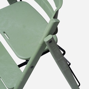 Chaise haute plastique recyclé Klapp Kaos mineral green