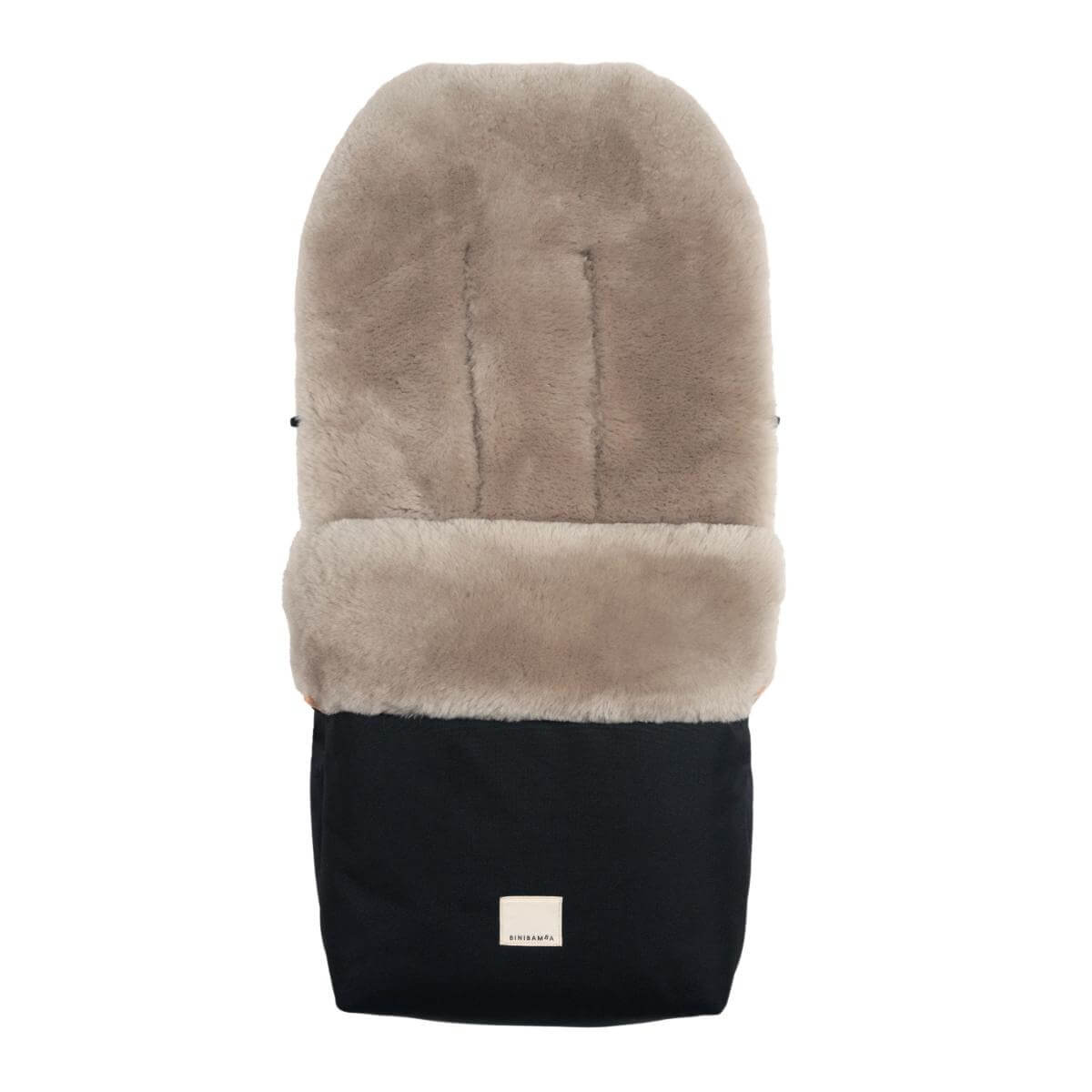 Chancelière en peau de mouton PUFFMUFF Binibamba nor toast
