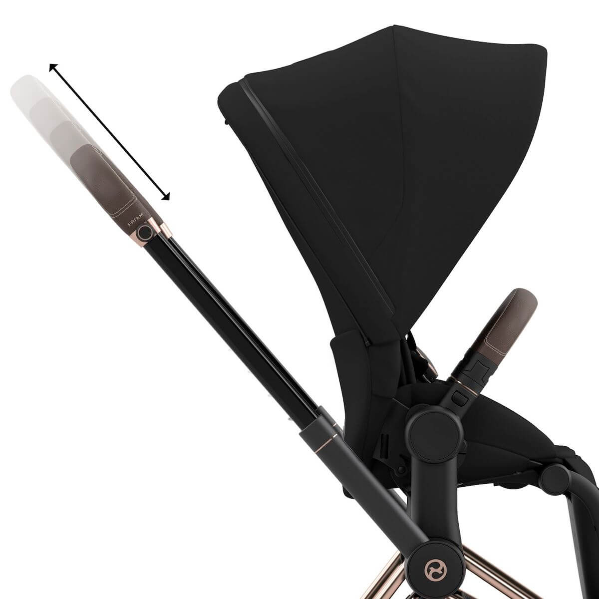 Châssis poussette PRIAM Cybex Chrome Black