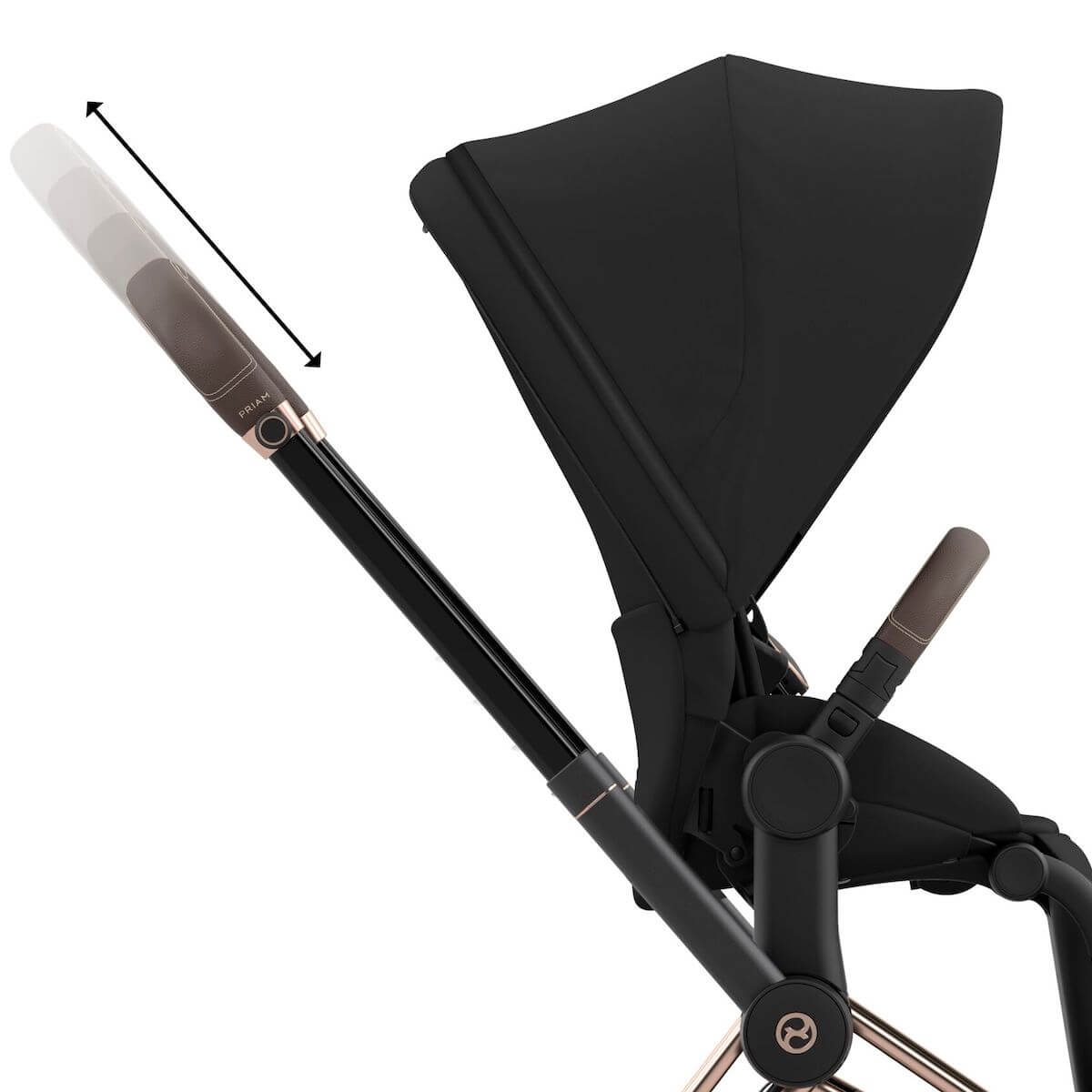 Châssis poussette PRIAM Cybex Matt Black