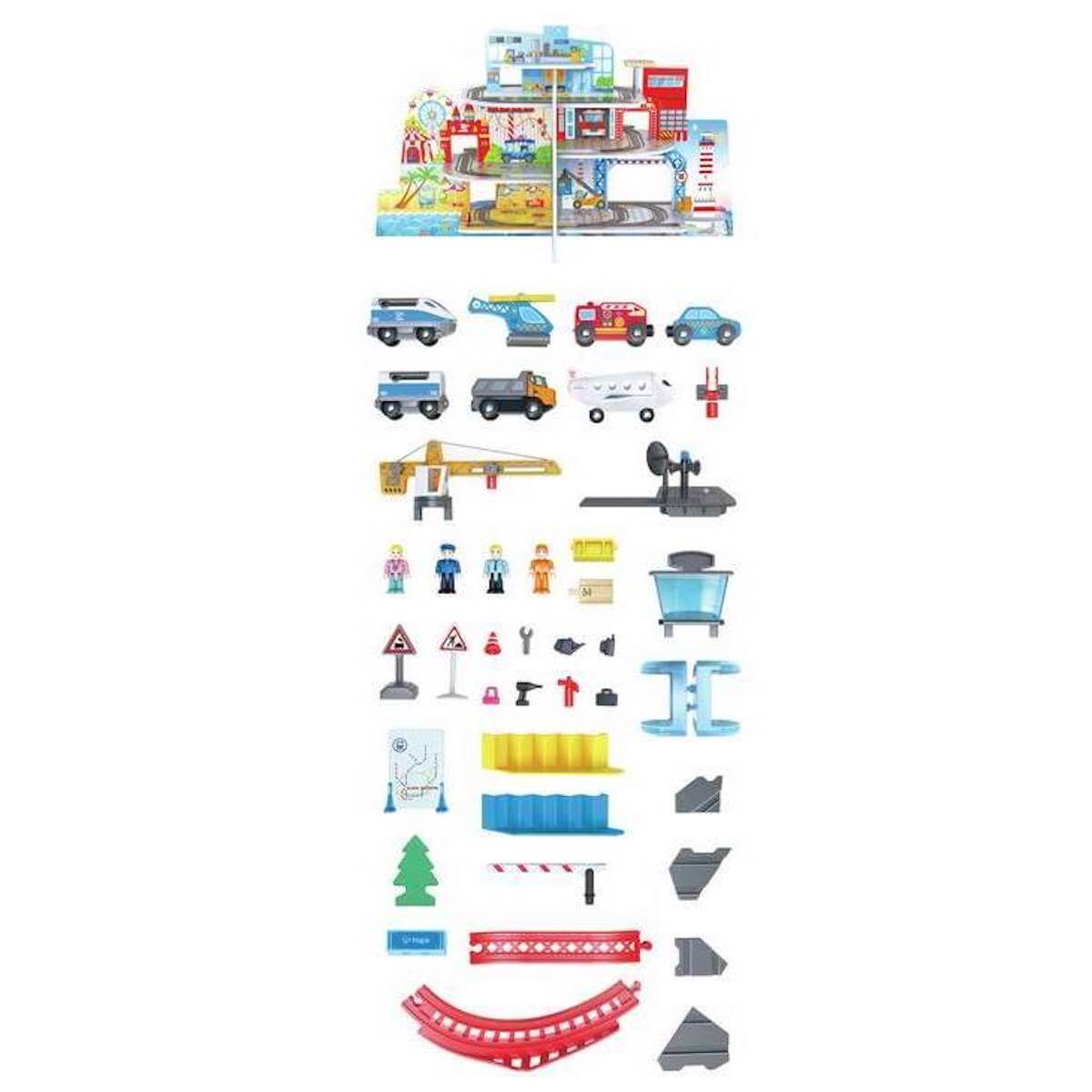 Circuit de train GRAND CITY Hape