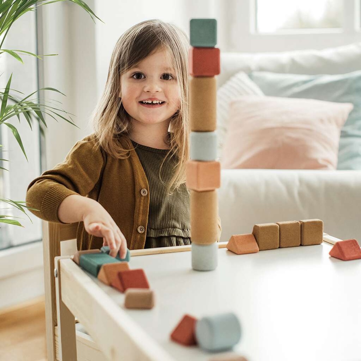 Coffret de blocs de construction en liège Korko