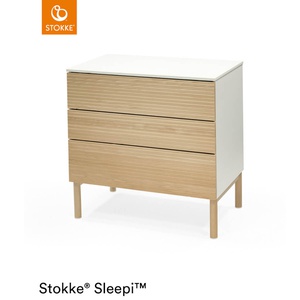 Commode 3 tiroirs SLEEPI Stokke naturel