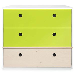 Commode COLORFLEX façades tiroirs lime-lime-white wash