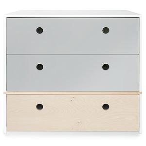 Commode COLORFLEX façades tiroirs pearl grey-pearl grey-white wash